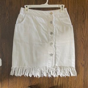 Anthropologie Jean Skirt